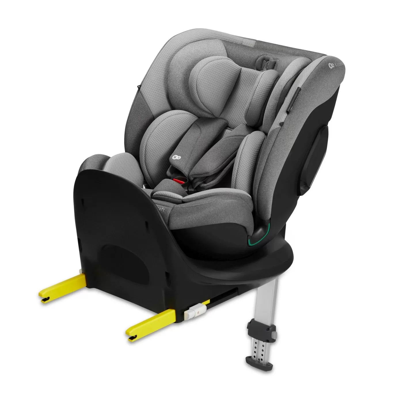 Scaun auto kinderkraft i-fix, i-size 40-150 cm, cool grey