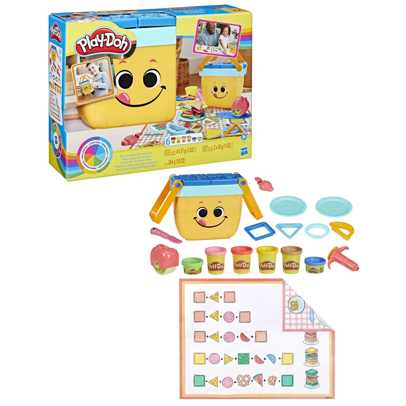 Play-Doh piknikkészlet és formák