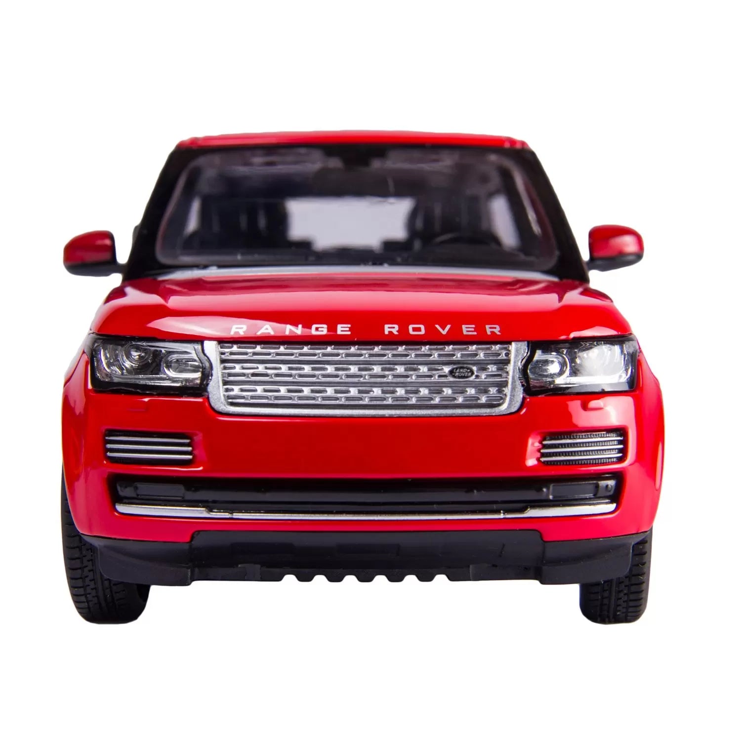 Piros Range Rover fém játékautó, 1-24 méretarány