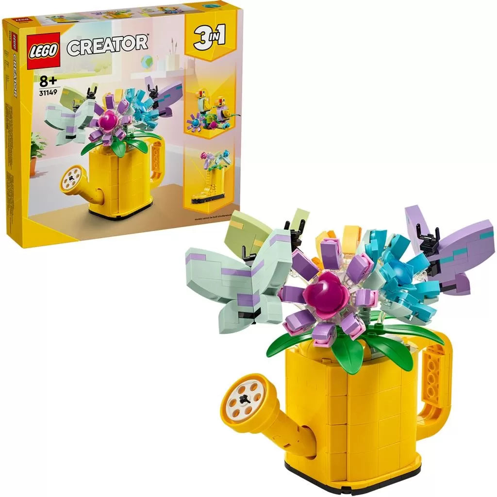 Lego Creator 3 az 1-ben virágok öntözőkannában 31149