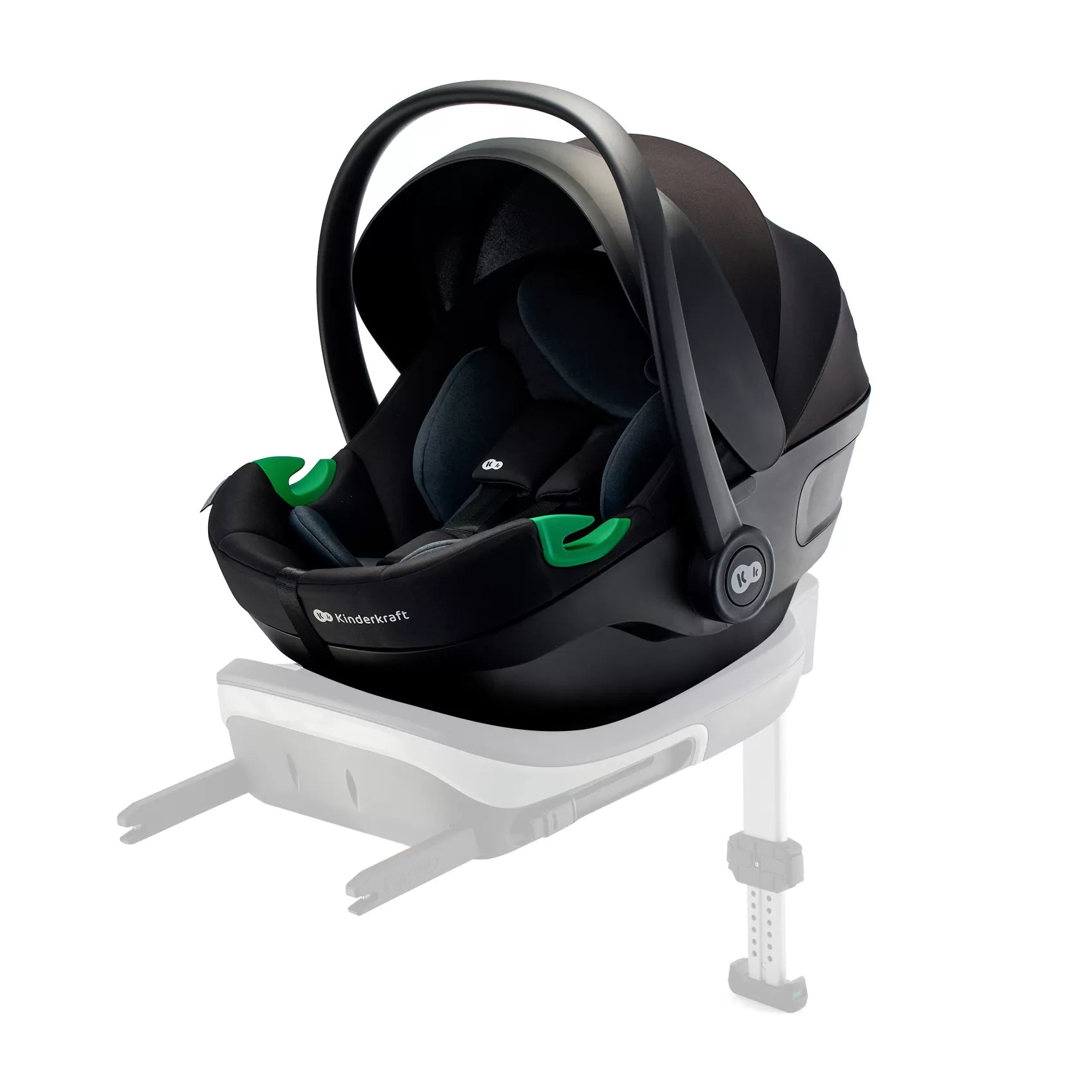 Scoica auto kinderkraft i-care i-size 40-87 cm, rwf, graphite black