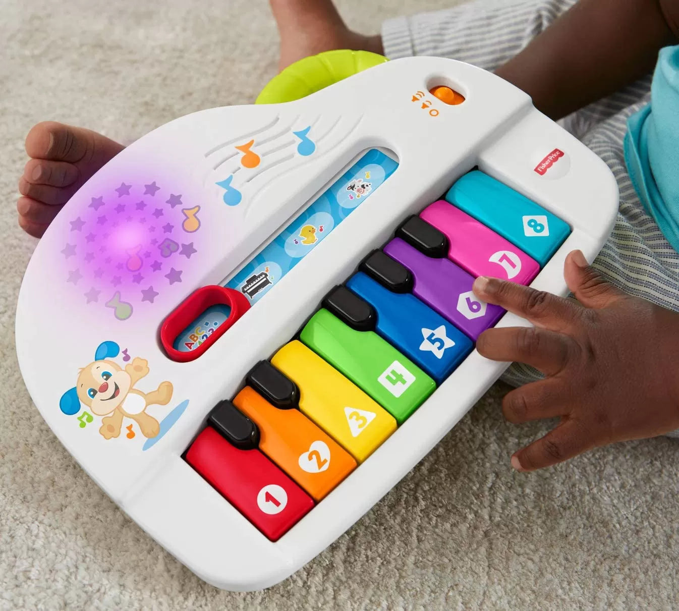 Fisher Price interaktív zongora románul