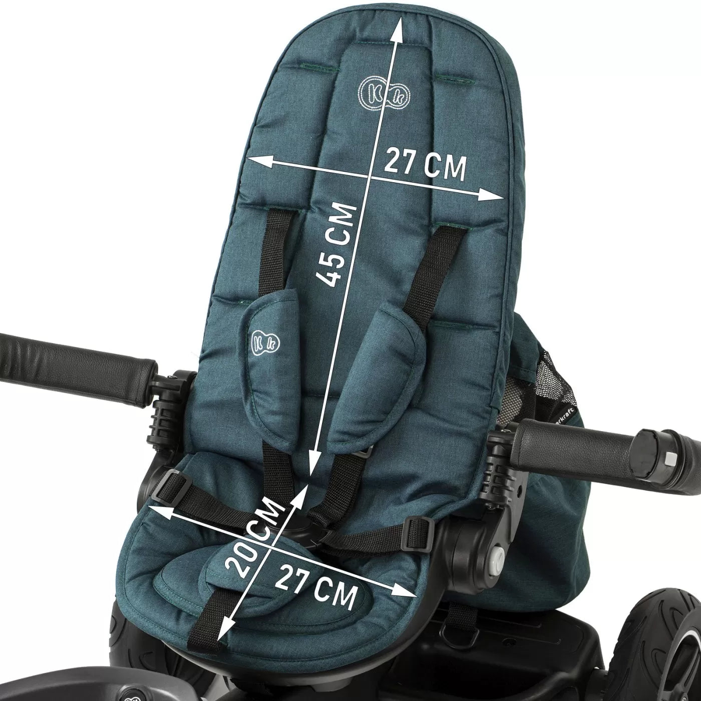 Kinderkraft easytwist tricikli, éjzöld