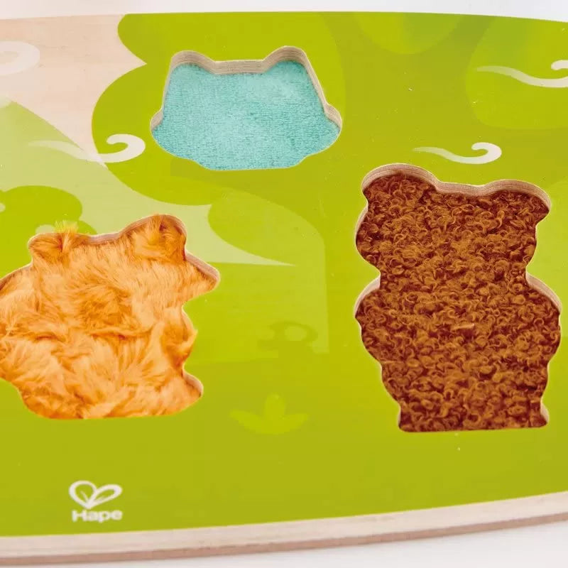 Hape tapintható kirakó - erdei állatok