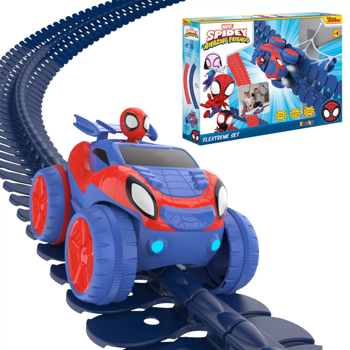 Smoby spidey circuit flextreme set spidey