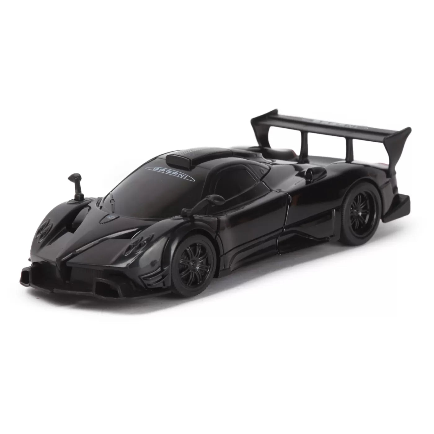 Pagani Zonda R kabrió fém autó, fekete, 1:32 méretarány