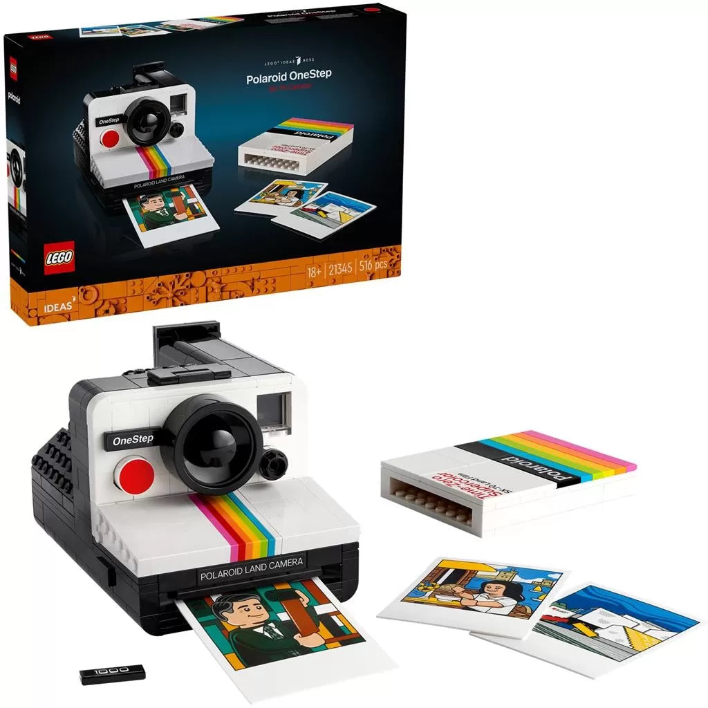 Lego Ideas Polaroid One Step SX 70 fényképezőgép 21345
