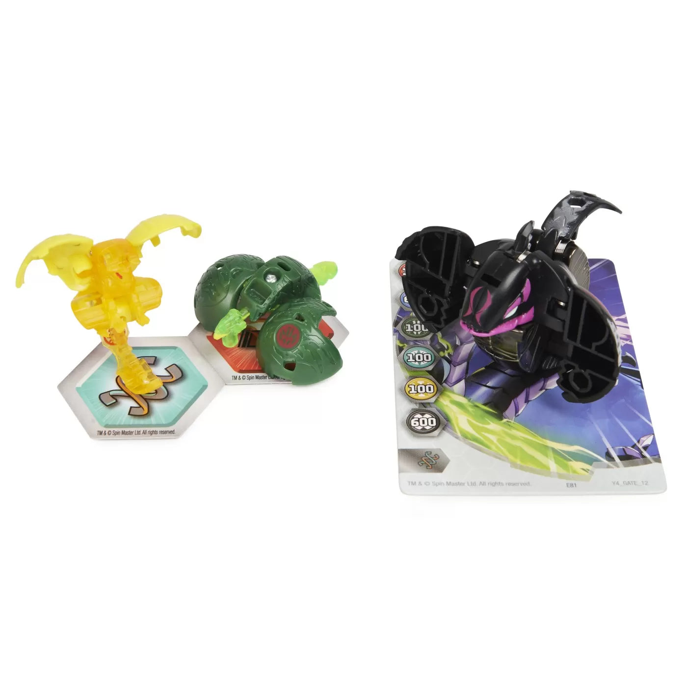 Bakugan platina powerup s4 harcos bálna nano düh és nano szánkó