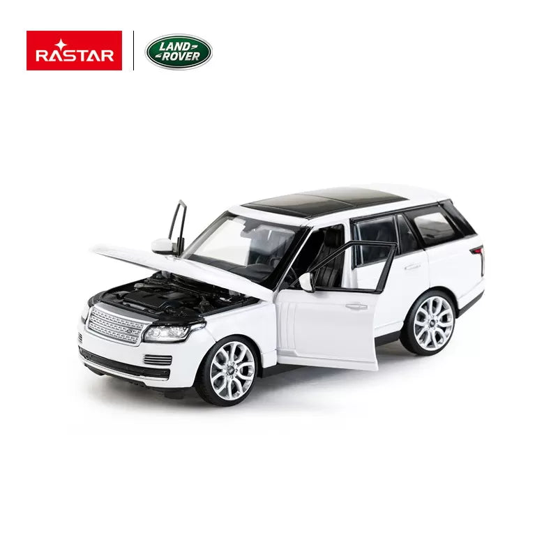 Fehér Range Rover fém játékautó 1-24 méretarányban