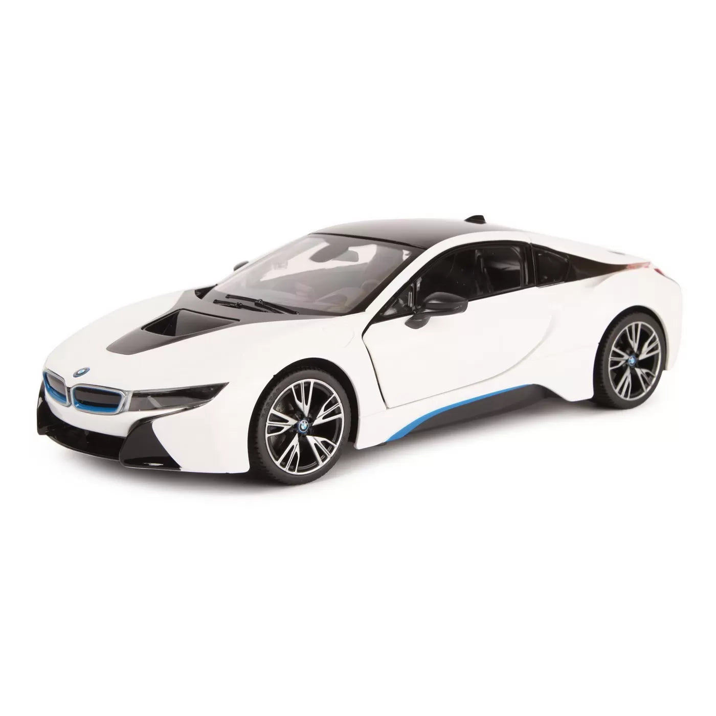 Távirányítós autó bmw i8 fehér 1-14 méretarányú
