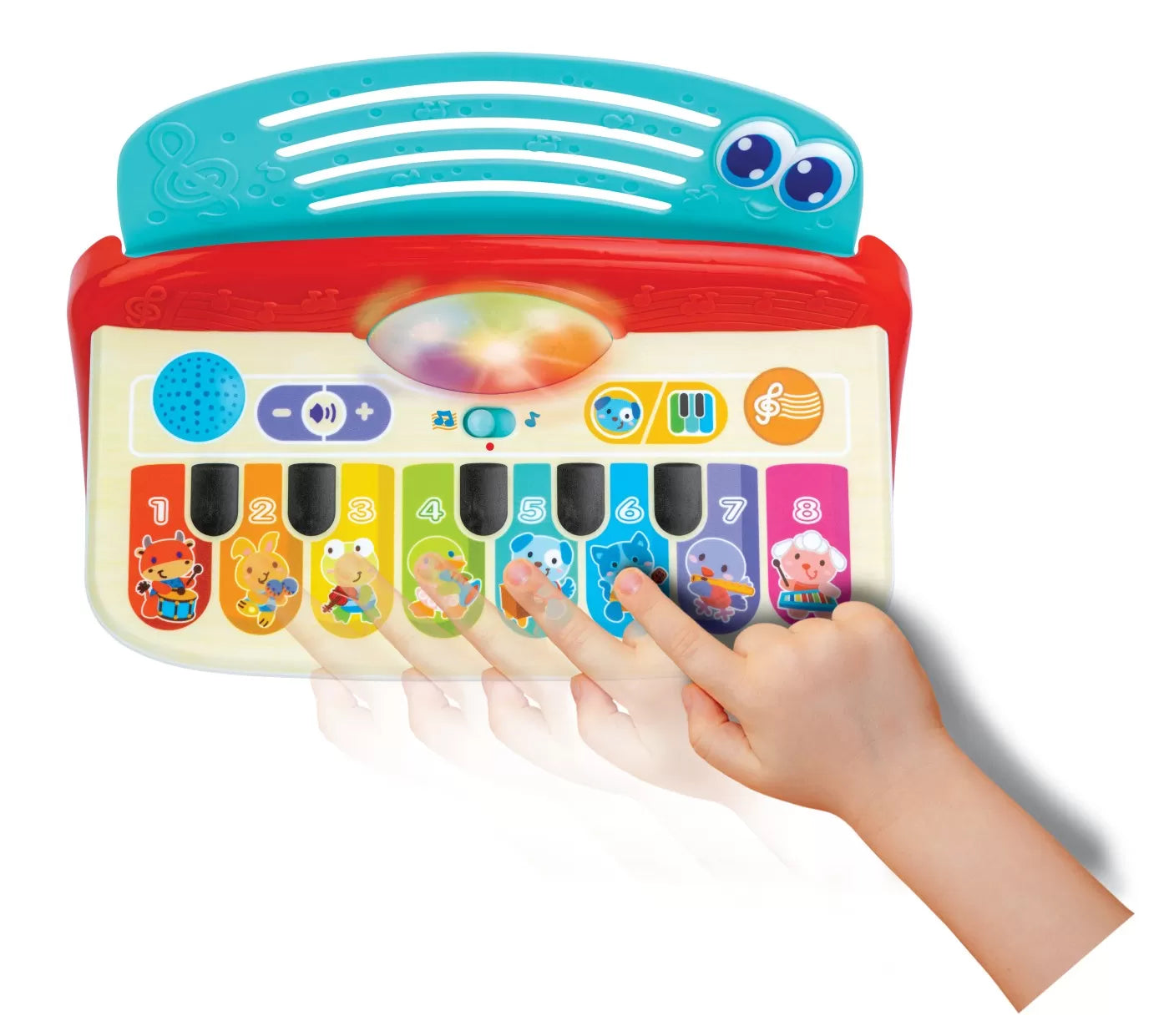 Winfun pian cu sunete si lumini cu 8 taste