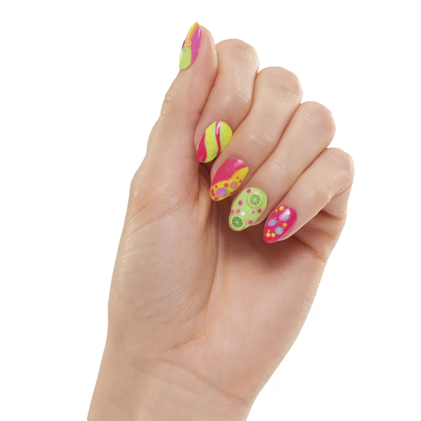 L.o.l. surprise! omg sweet nails pinky pops fruit shop set papusa cu accesorii