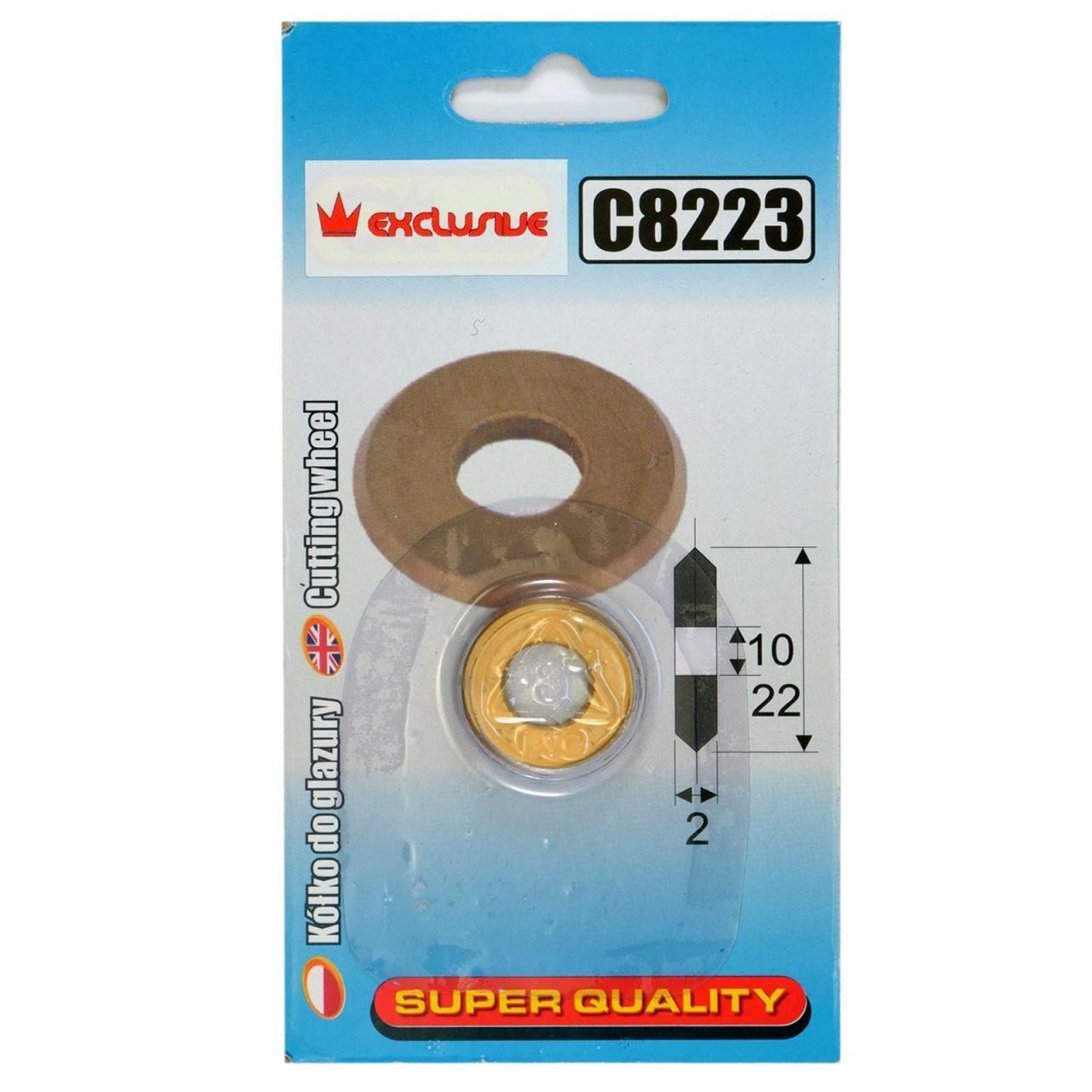 Rola taietoare rezerva aparat de taiat placi ceramice, titan, 22mm, Richmann