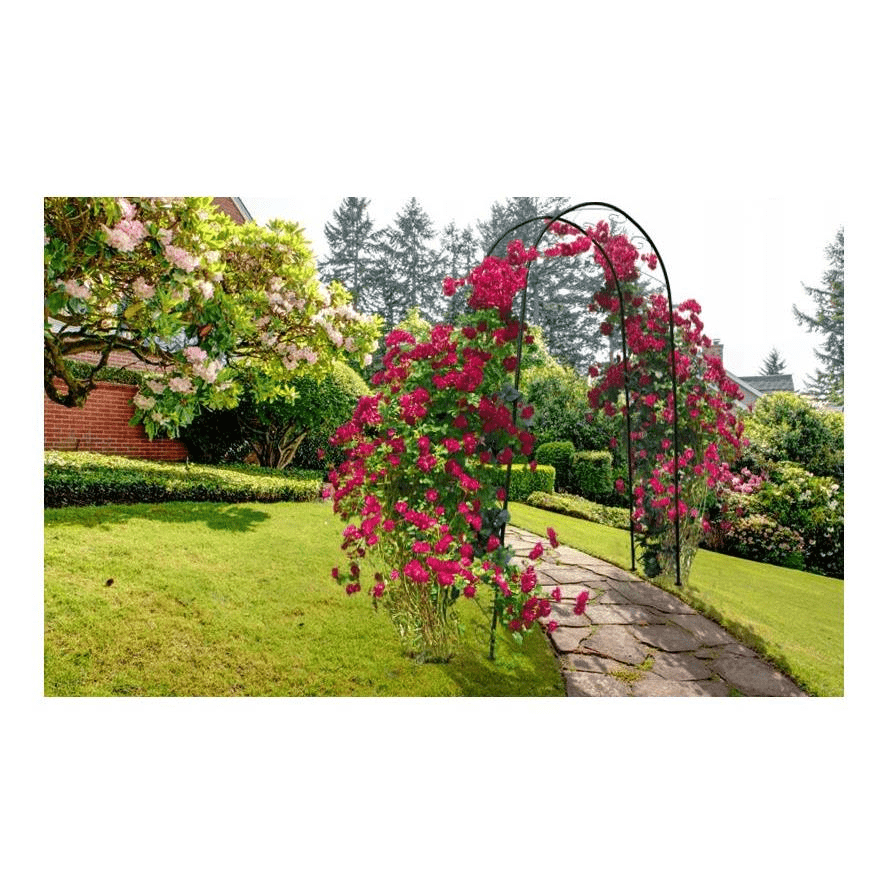 Fém ív, pergola, kertbe, 110x39x230 cm