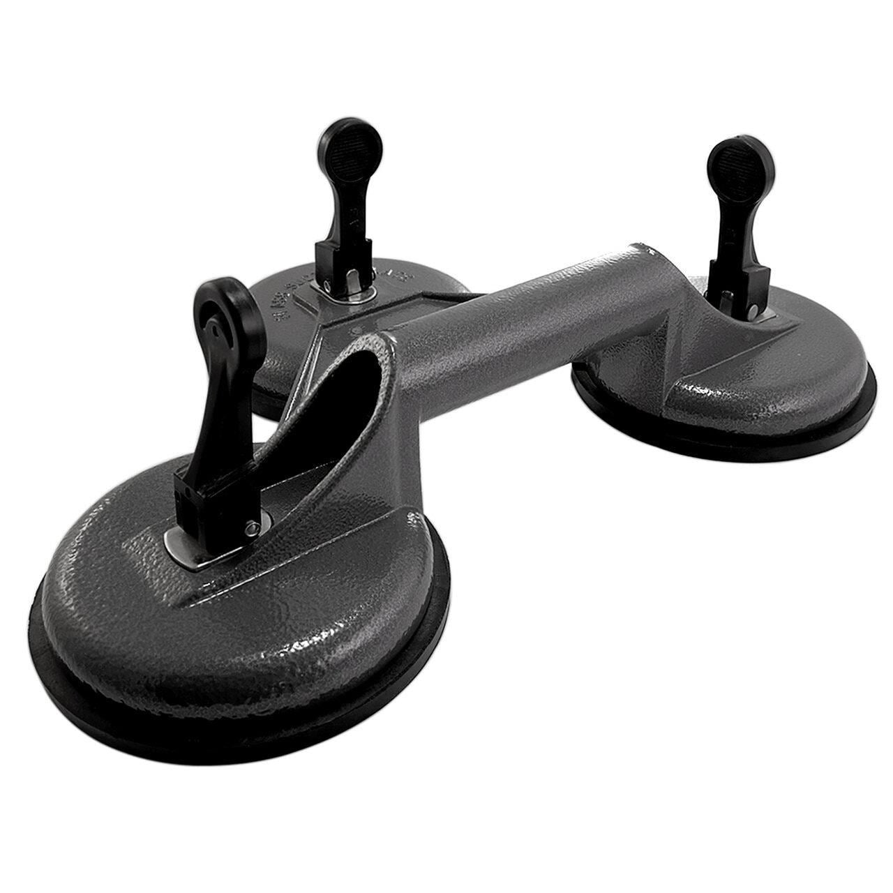 Ventuza pentru transport si montat parbrize, geamuri, placi marmura, granit, 3 brate, max 100 kg