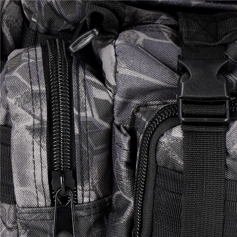 Ghiozdan/rucsac turistic, Springos, model Survival, 4 in 1, impermeabil, 50 L, camuflaj, gri, 50x40x50 cm