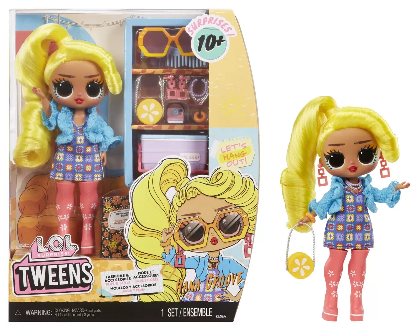 L.o.l. surprise! tweens papusa fashionista hana groove cu surprize