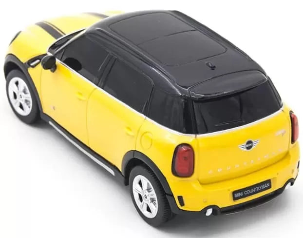 Mini Cooper sárga távirányítós autó 1-24 méretarányban