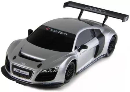 Masina cu telecomanda audi r8 argintiu cu scara 1 la 24