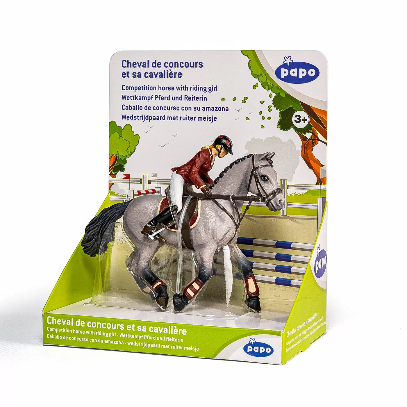 Papo figurina set competitie jocherita si cal