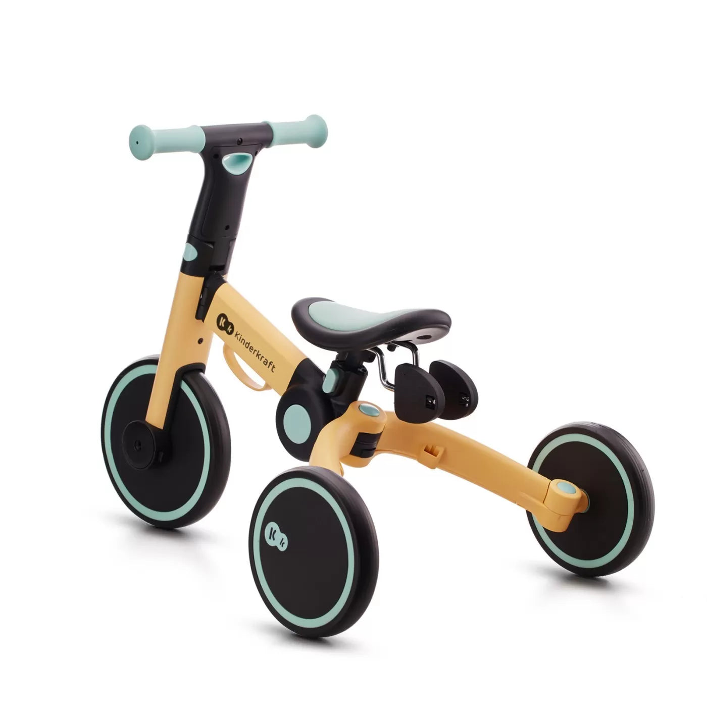Kinderkraft 4trike futóbicikli/tricikli, napraforgókék