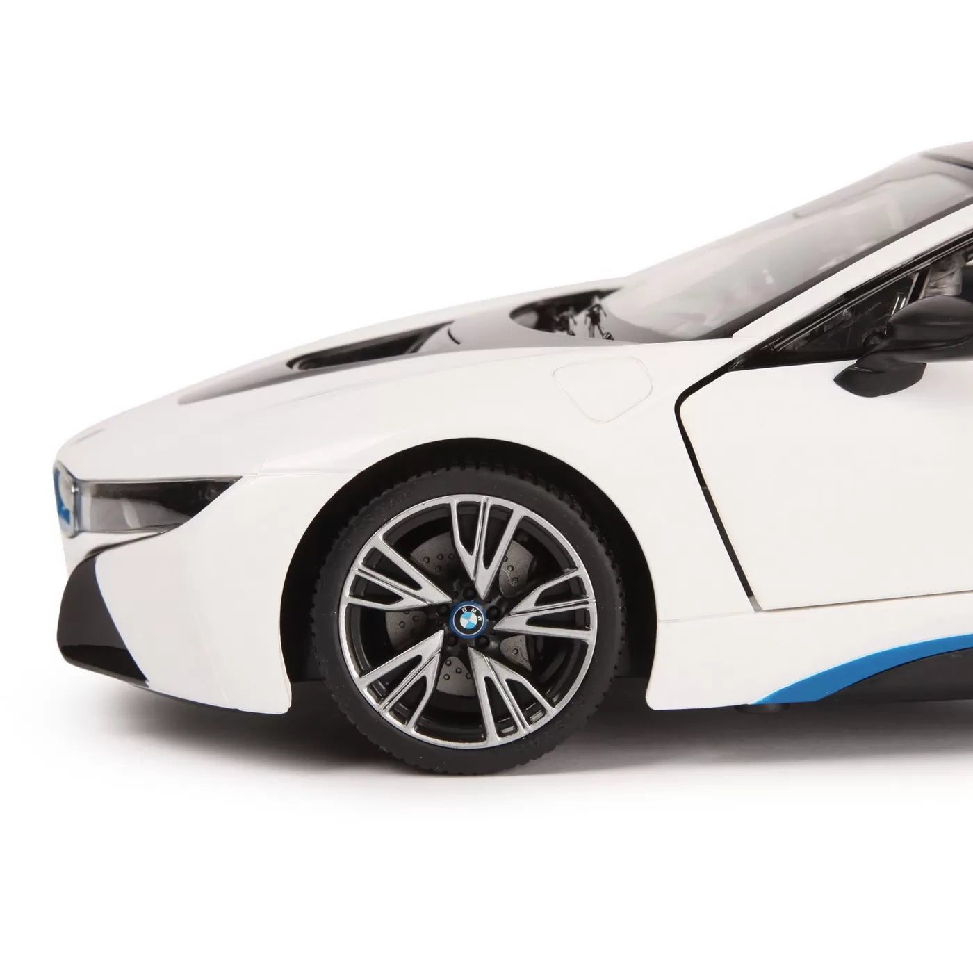Távirányítós autó bmw i8 fehér 1-14 méretarányú
