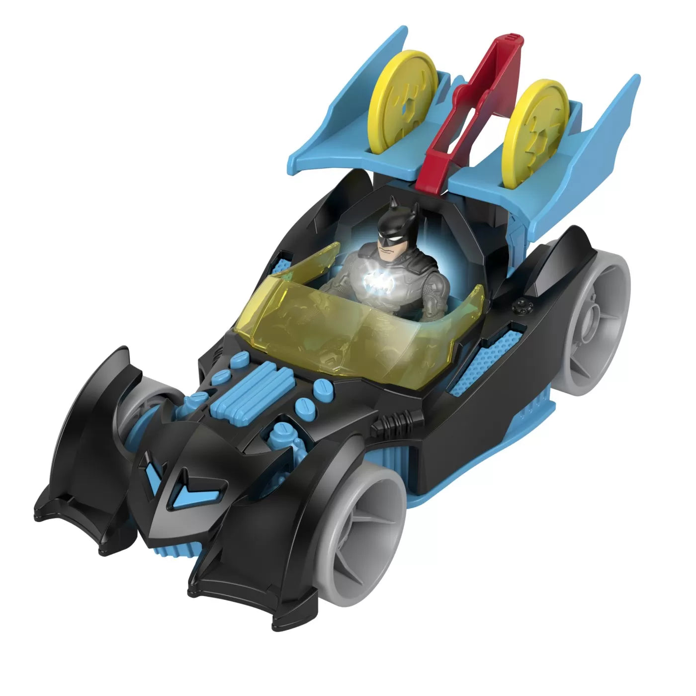Fisher-Price Imaginext DC Super Friends jármű Batman figurával szürke öltönyben