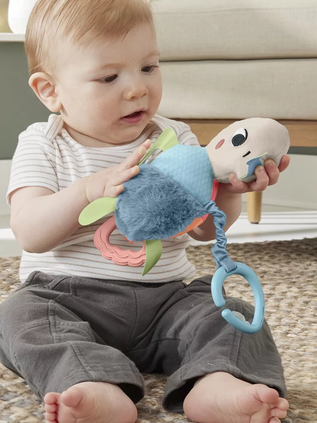 Fisher price planet friends jucarie de agatat broscuta testoasa