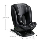 Scaun auto kinderkraft xpedition 2 i-size 40-150 cm, black