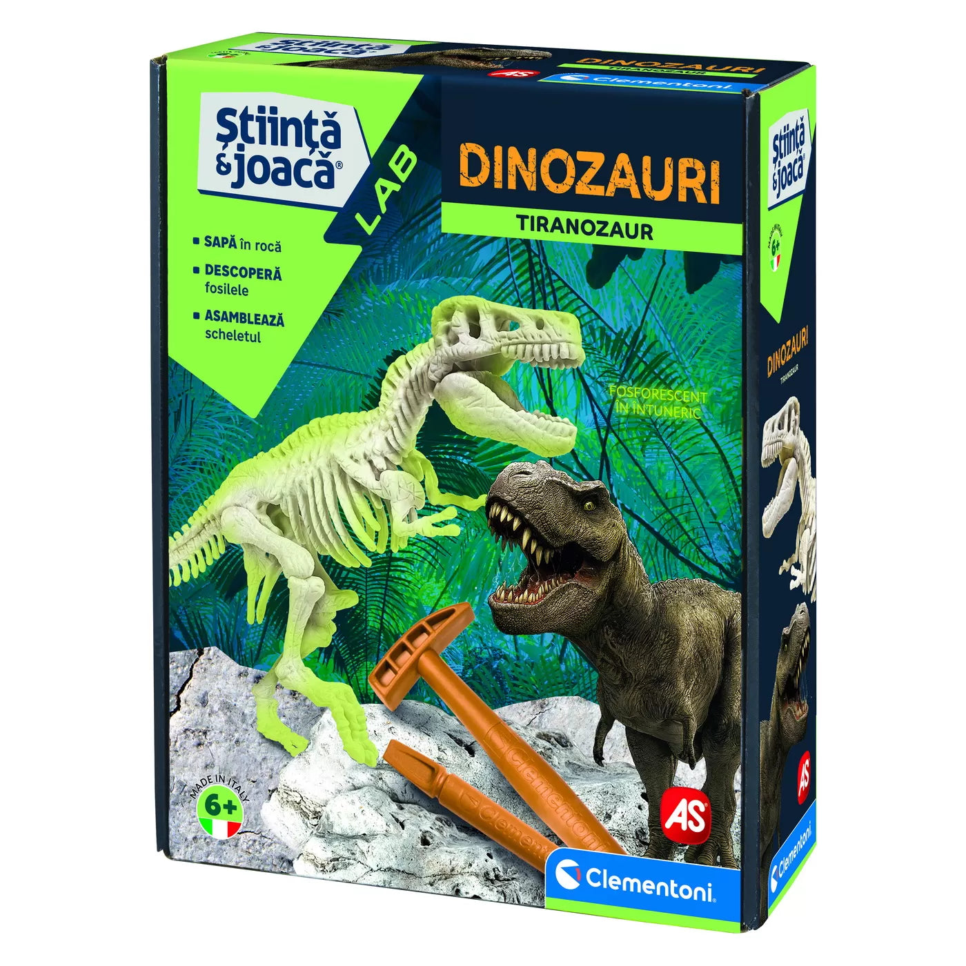 Descopera dinozaurul t-rex