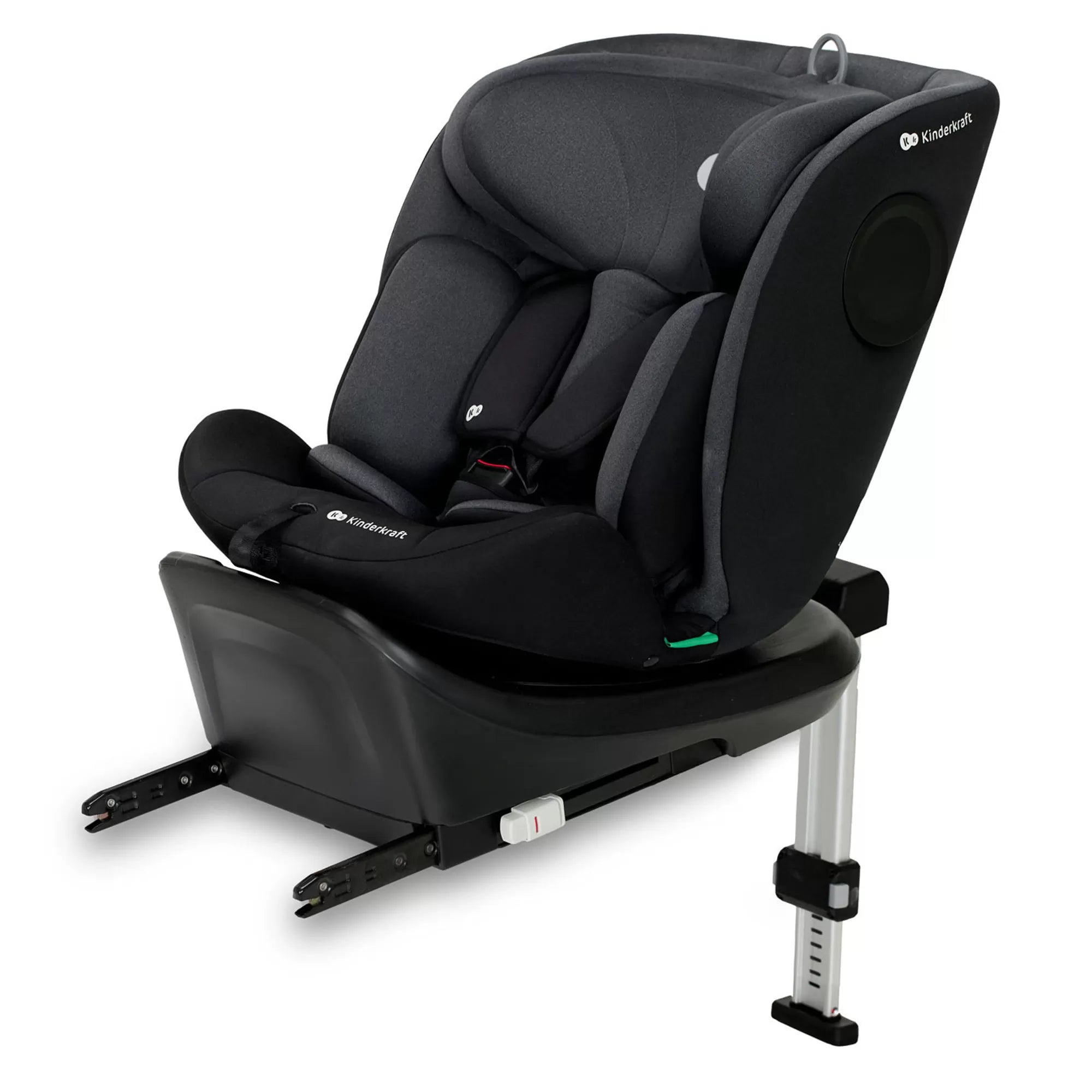 Scaun auto i-size, 40-150 cm, kinderkraft i-360, black
