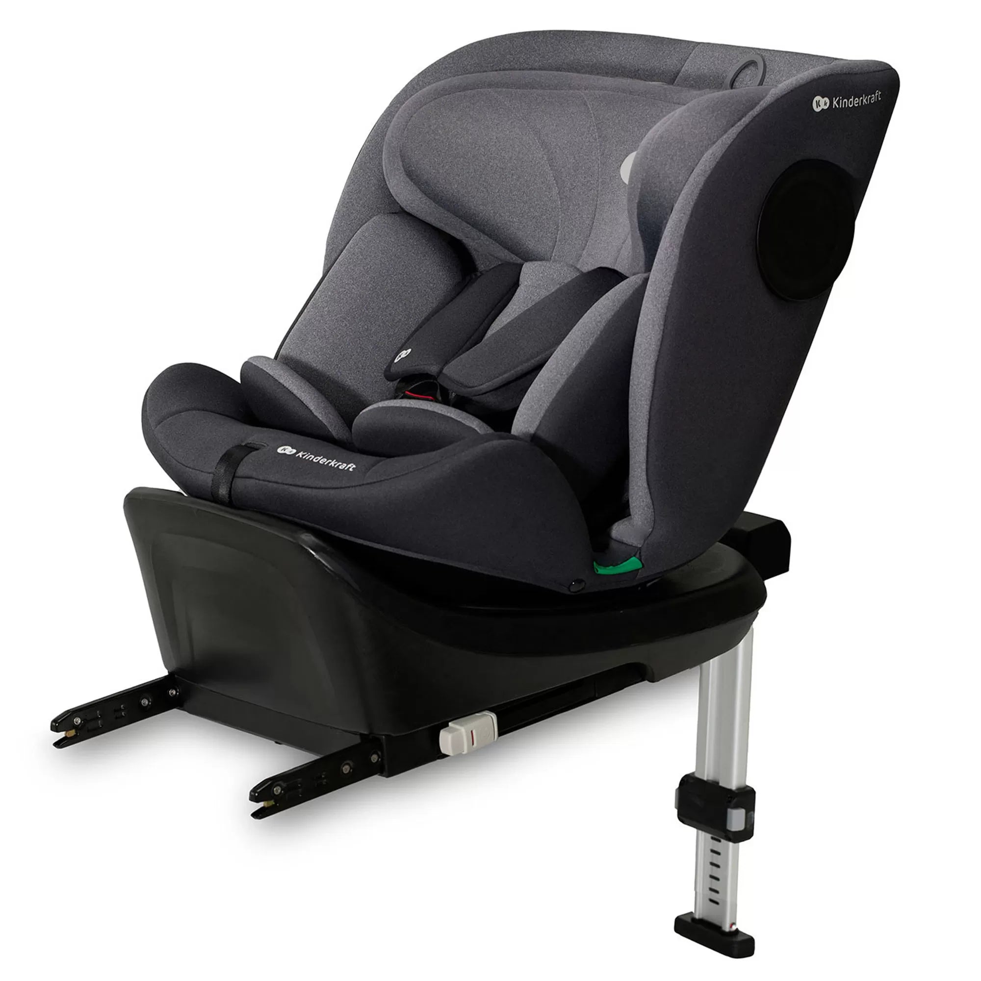Scaun auto i-size, 40-150 cm, kinderkraft i-360, grey