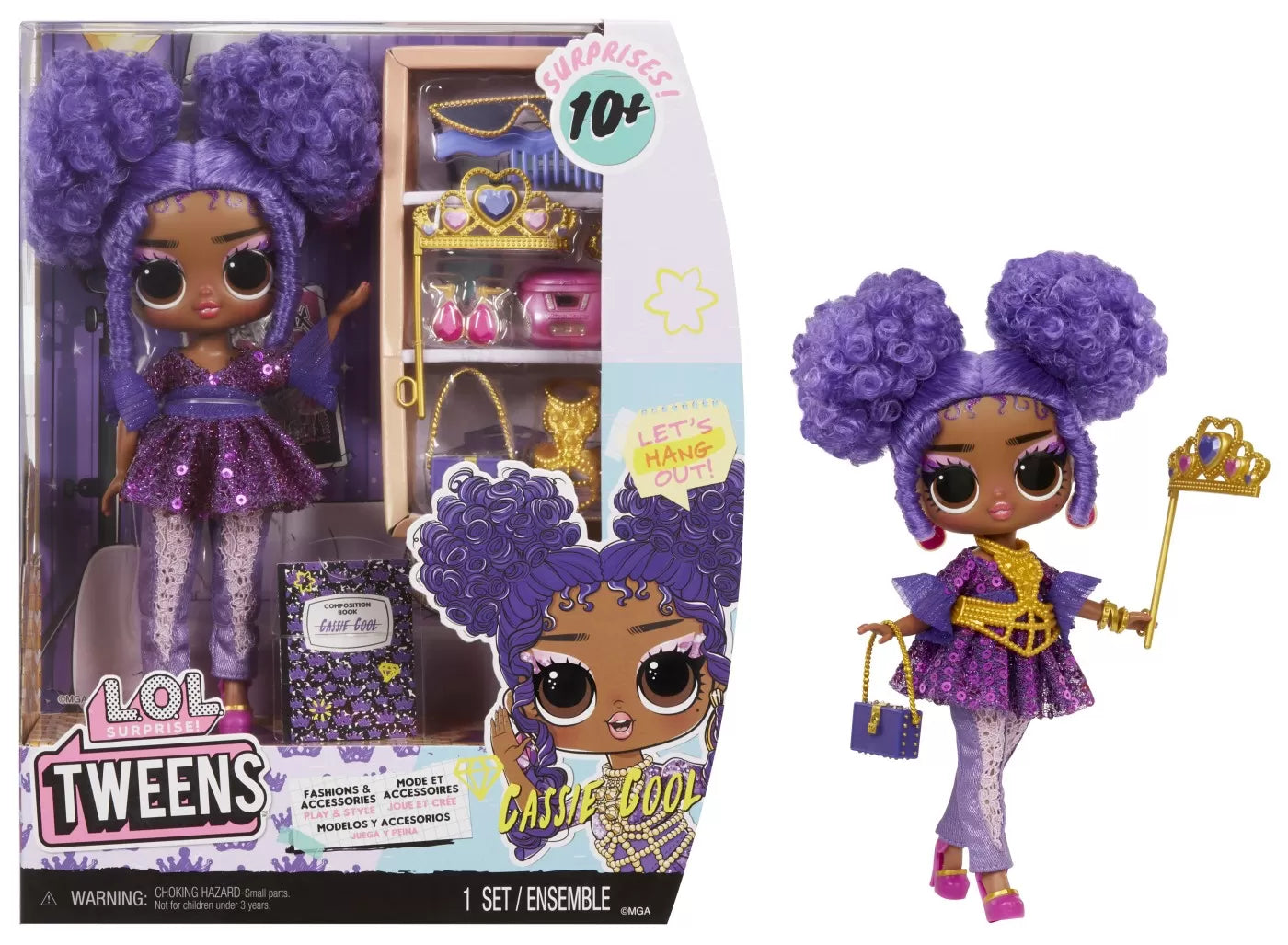 L.o.l. surprise! tweens papusa fashionista cassie cool cu surprize