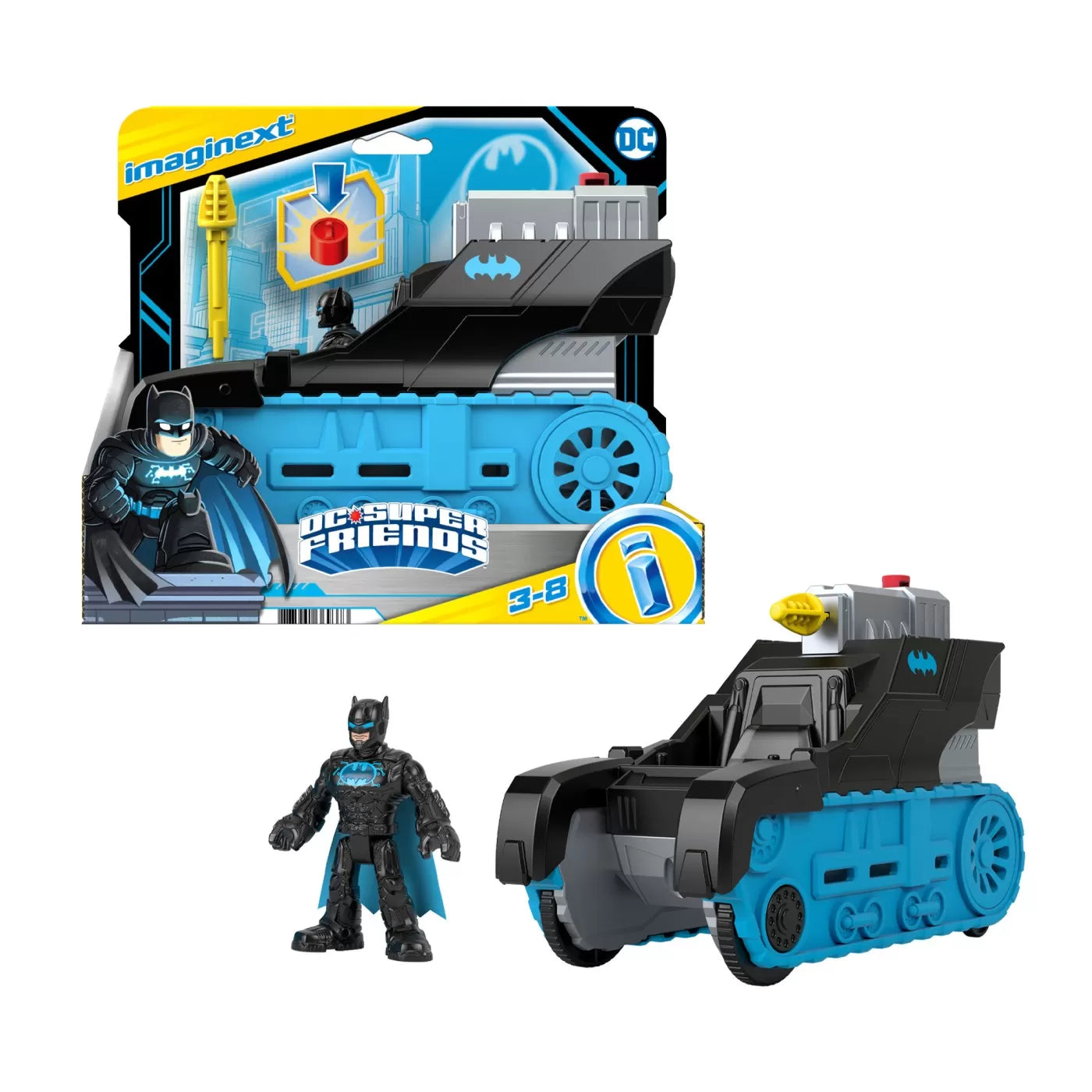 Fisher-Price Imaginext DC Super Friends Bat-Tech figura - Jármű