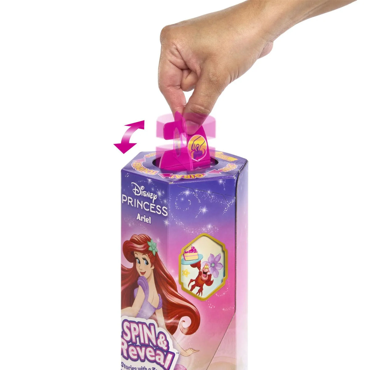 Disney princess spin and reveal papusa rapunzel