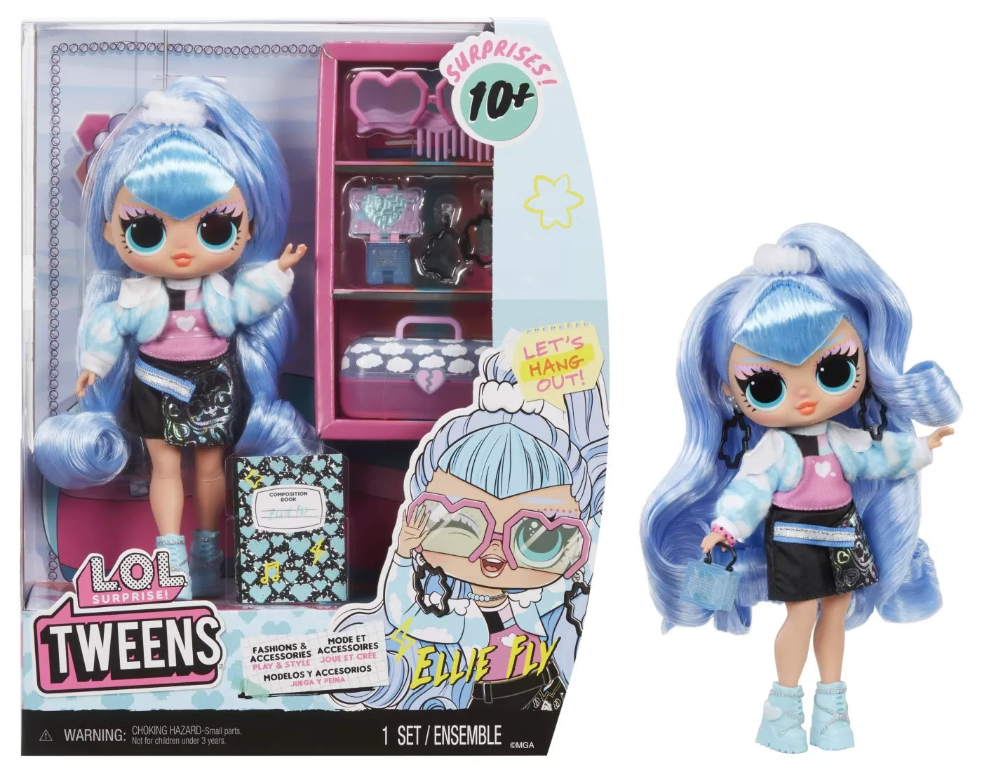 L.o.l. surprise! tweens papusa fashionista ellie fly cu surprize