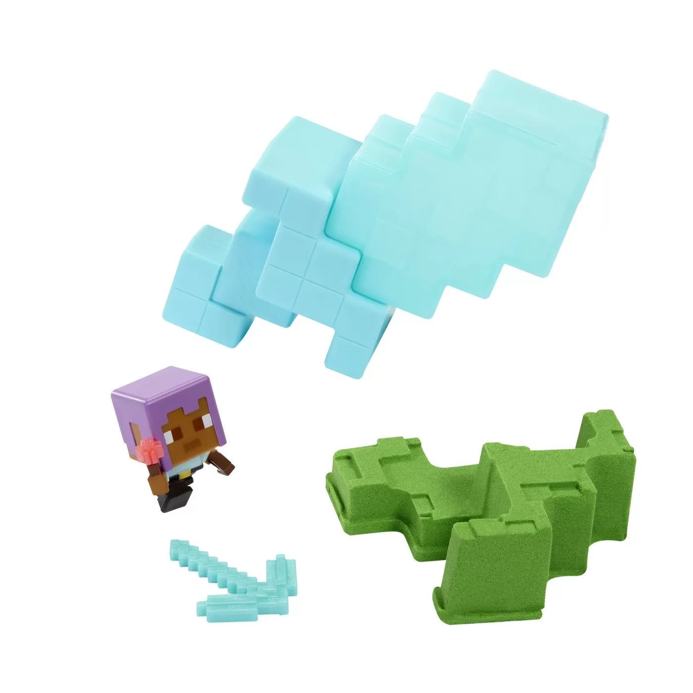Minecraft mini módú türkiz bányafelfedező készlet