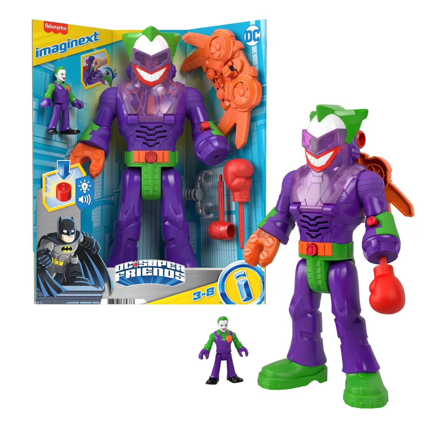 Fisher-Price Imaginext DC Super Friends Robot Joker 30 cm