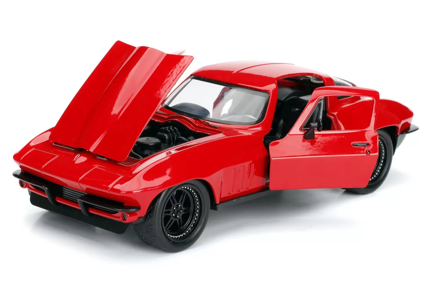 Halálos iramban 1966 Chevy Corvette öntött autómodell 1/24 méretarány