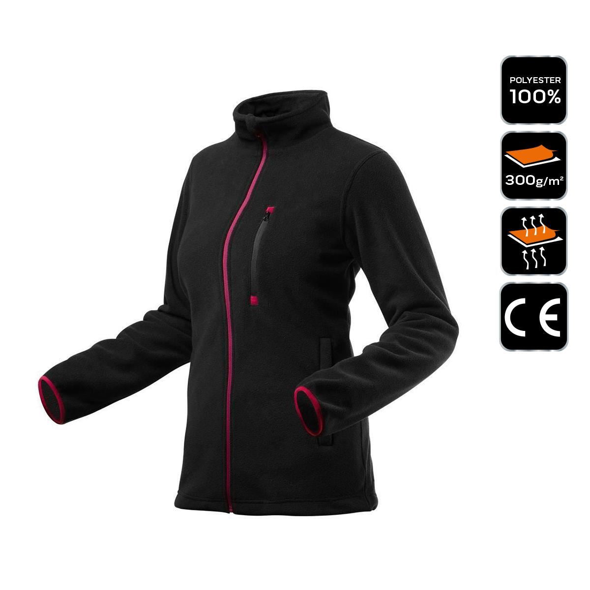 Női polár pulóver, Woman Line modell, fekete, XXL/44-es méret, NEO