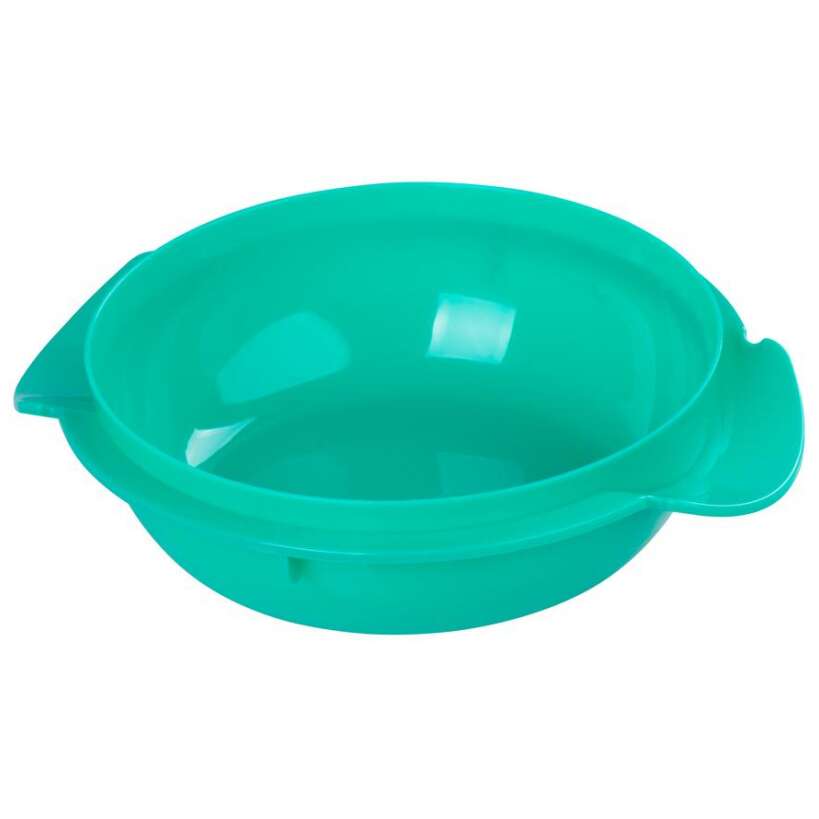 Ételtároló edény, műanyag, szivárgásmentes, zöld, 4 rekesszel, 4x1 L, 22,4x20,5x29,5 cm, MagicHome