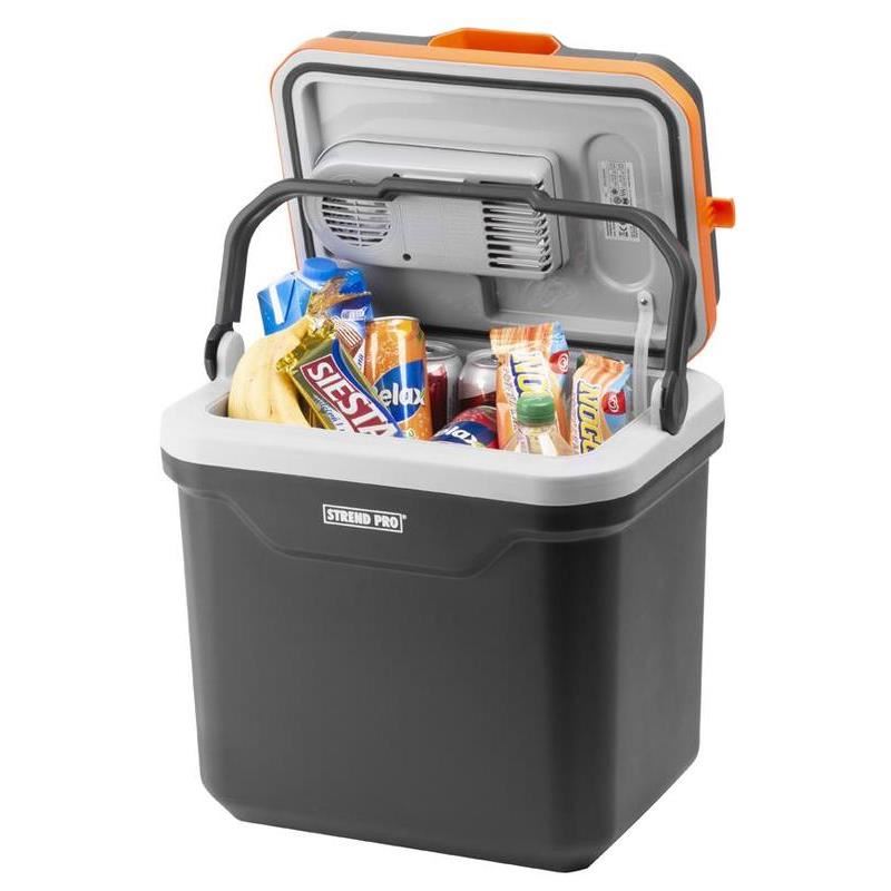 Autós hűtőtáska/doboz, 2 az 1-ben, hűtés és fűtés, 24 L, 230V / 12V