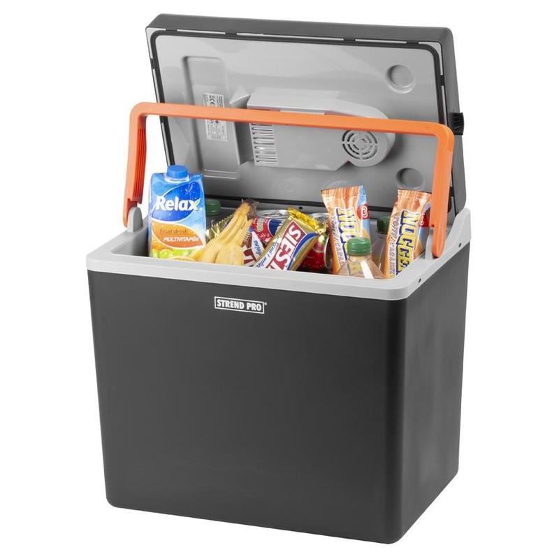 Autós hűtőtáska/doboz, 2 az 1-ben, hűtés és fűtés 30 l, 230V / 12V