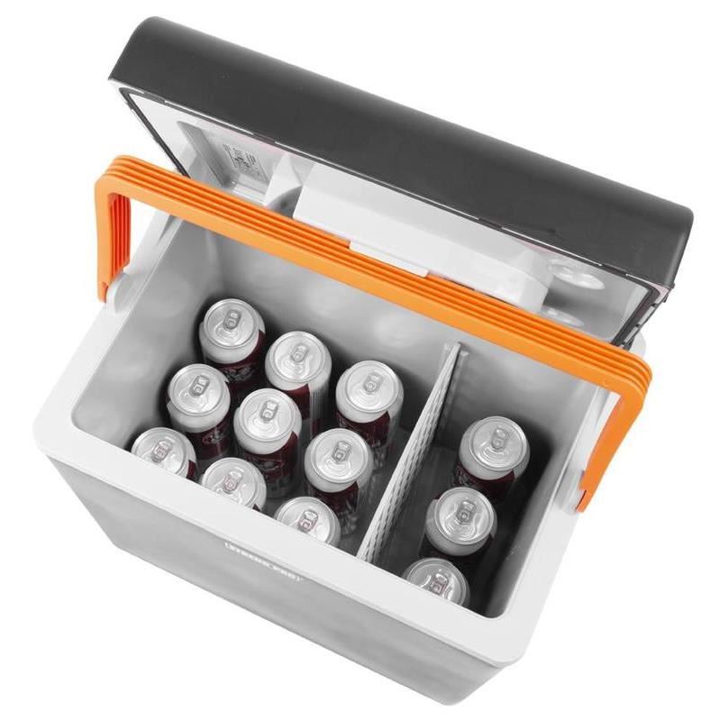 Autós hűtőtáska/doboz, 2 az 1-ben, hűtés és fűtés 30 l, 230V / 12V