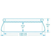 Piscina gonflabila, rotunda, cu filtru, 366x76 cm, Bestway