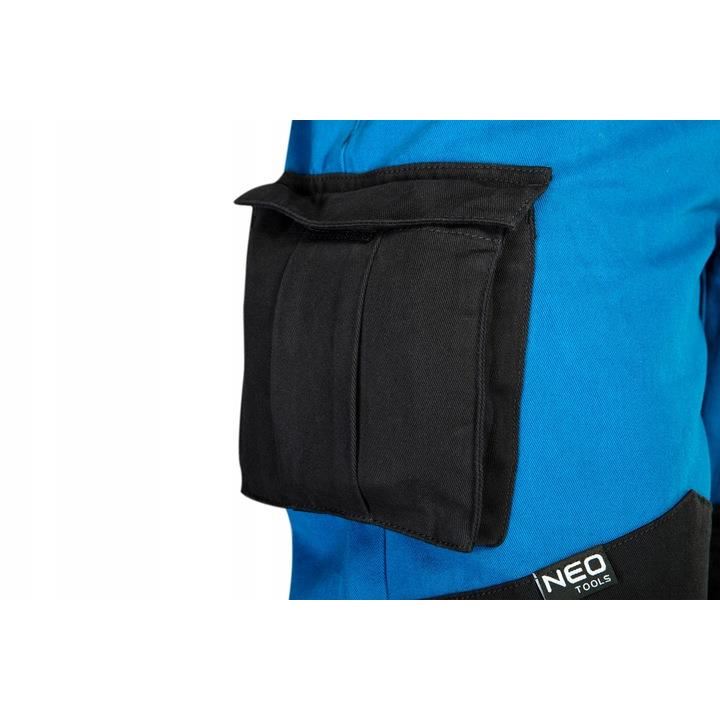 HD+ munkásnadrág, kék/fekete, XXL méret, Neo