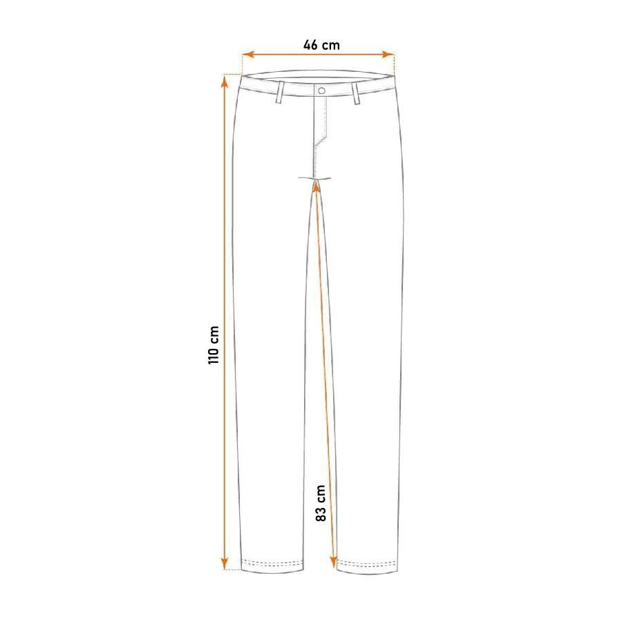 Farmer stílusú munkanadrág térderősítéssel, farmer modell, XL/54-es méret, NEO
