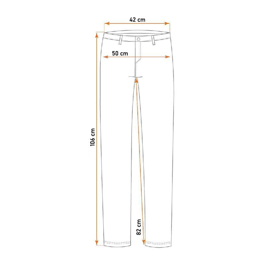 Pantaloni de lucru tip blugi cu 5 buzunare, model Denim, marimea M/50, NEO