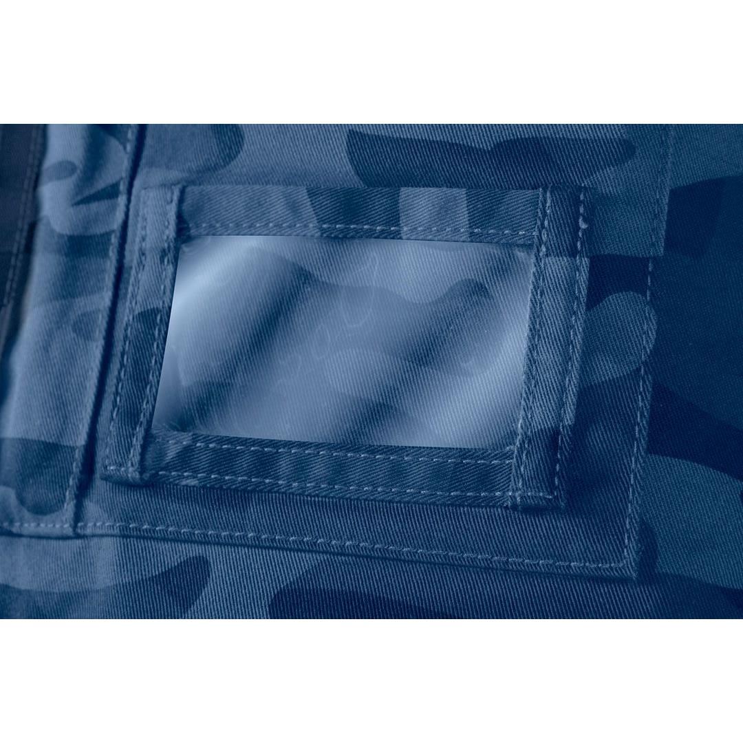 Pantaloni de lucru cu pieptar, salopeta, model Camo Navy, marimea XXL/56, NEO