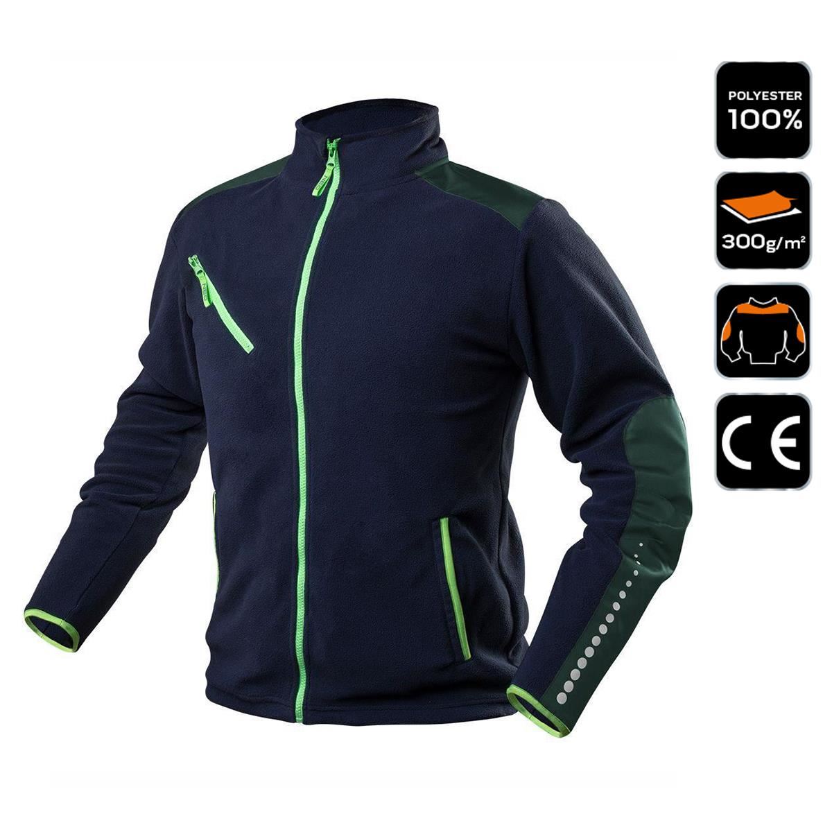 Polár gyapjú munkakabát, Cordura megerősítésekkel, prémium modell, M/50-es méret, NEO